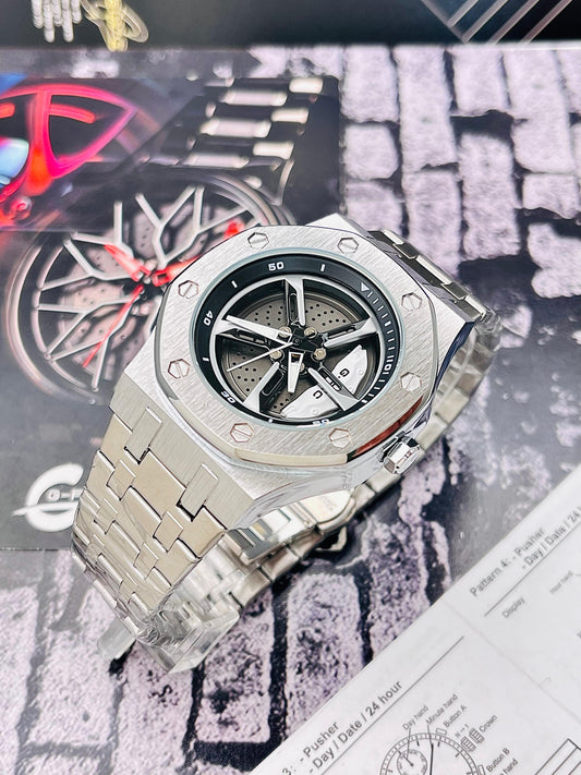 Gray helmet for bikers